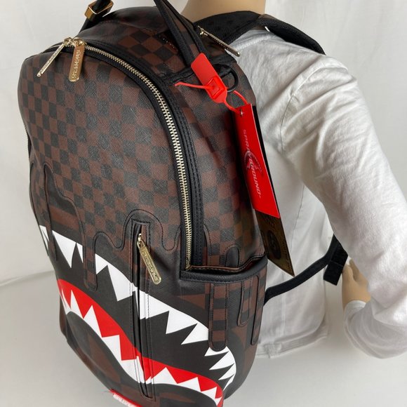 New Sprayground DLVX Sharks in Paris Backpack - Picture 3 of 10